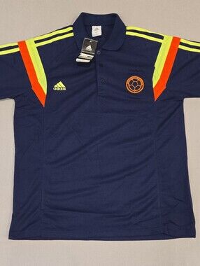 Colombia National Team Presentación Polo Shirt 2014 Men's Sz XL Blue Rare